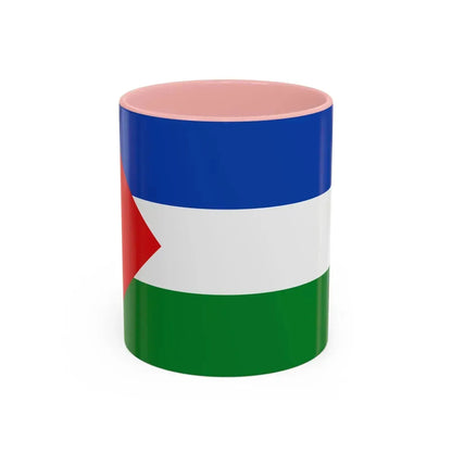 Flag of Guanacaste Province Costa Rica - Accent Coffee Mug 11oz Pink - Go Mug Yourself