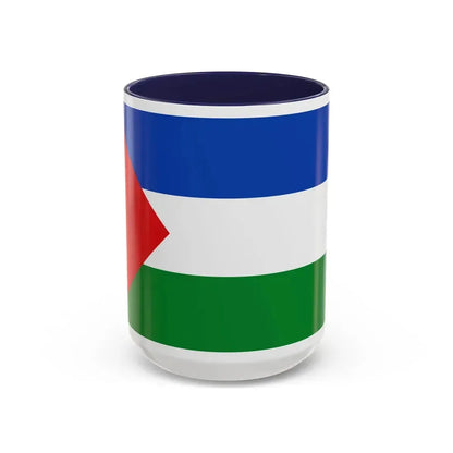 Flag of Guanacaste Province Costa Rica - Accent Coffee Mug 15oz Navy - Go Mug Yourself