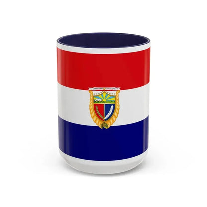 Flag of Guaranda Ecuador - Accent Coffee Mug 15oz Navy - Go Mug Yourself