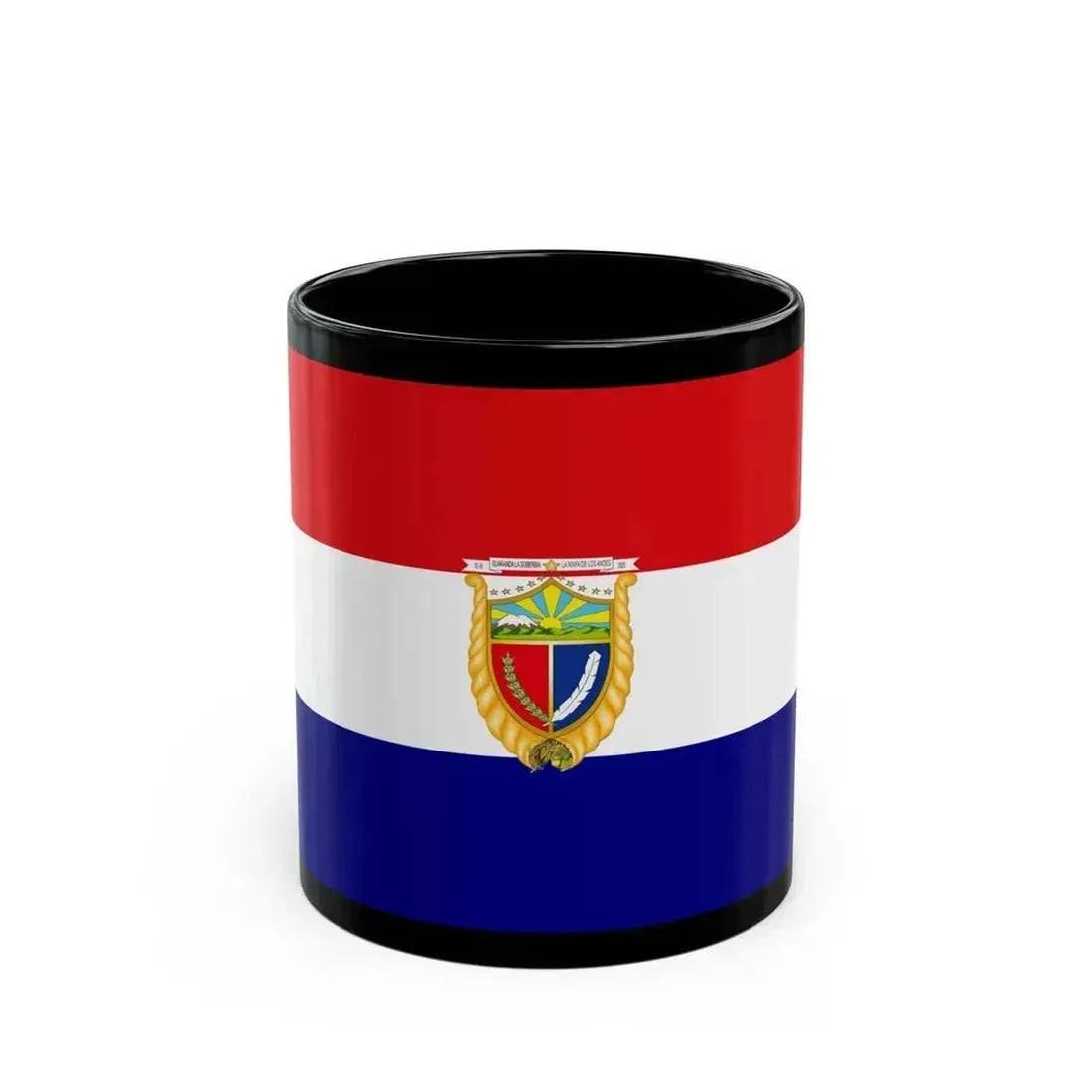 Flag of Guaranda Ecuador - Black Coffee Mug 11oz - Go Mug Yourself