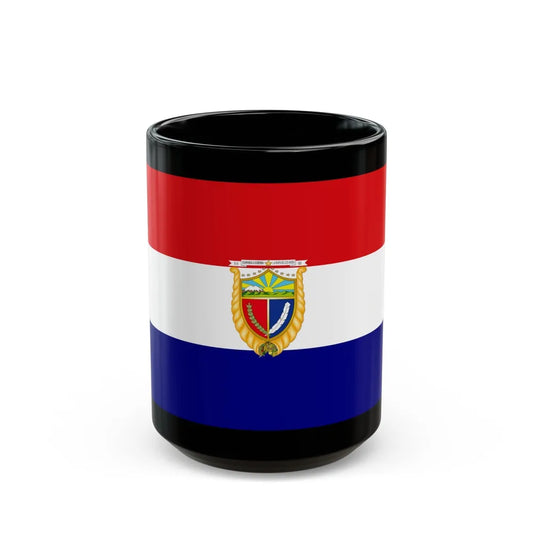 Flag of Guaranda Ecuador - Black Coffee Mug-15oz-Go Mug Yourself