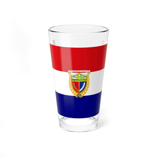Flag of Guaranda Ecuador - Pint Glass 16oz 16oz - Go Mug Yourself