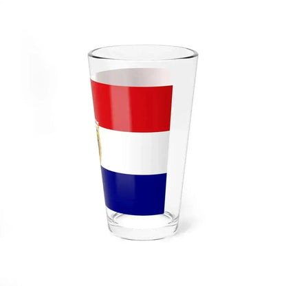 Flag of Guaranda Ecuador - Pint Glass 16oz - Go Mug Yourself