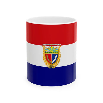 Flag of Guaranda Ecuador - White Coffee Mug-11oz-Go Mug Yourself