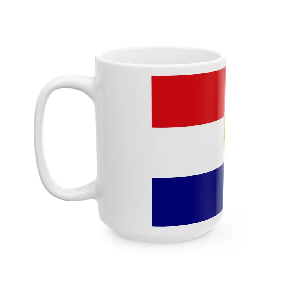 Flag of Guaranda Ecuador - White Coffee Mug-Go Mug Yourself