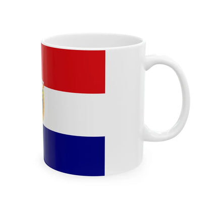 Flag of Guaranda Ecuador - White Coffee Mug-Go Mug Yourself