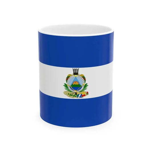 Flag of Guatemala 1838-1843 (Guatemala) White Coffee Mug 11oz - Go Mug Yourself