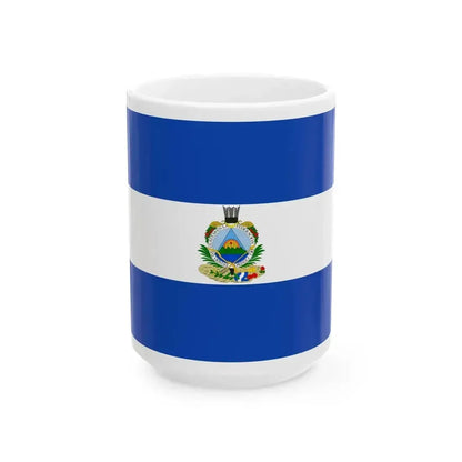 Flag of Guatemala 1838-1843 (Guatemala) White Coffee Mug 15oz - Go Mug Yourself