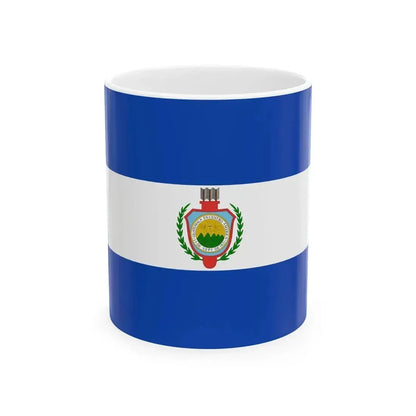 Flag of Guatemala 1843-1851 (Guatemala) White Coffee Mug 11oz - Go Mug Yourself