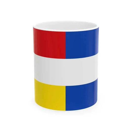 Flag of Guatemala 1851-1858 (Guatemala) White Coffee Mug 11oz - Go Mug Yourself