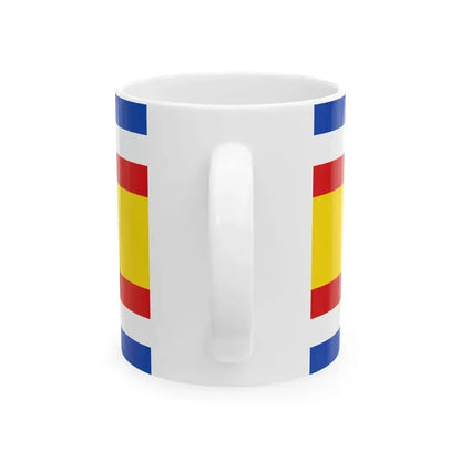 Flag of Guatemala 1858-1871 (Guatemala) White Coffee Mug - Go Mug Yourself