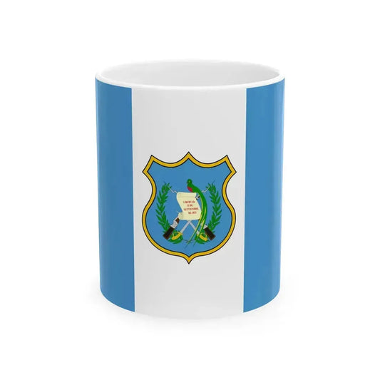 Flag of Guatemala 1924 (Guatemala) White Coffee Mug 11oz - Go Mug Yourself