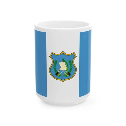Flag of Guatemala 1924 (Guatemala) White Coffee Mug 15oz - Go Mug Yourself