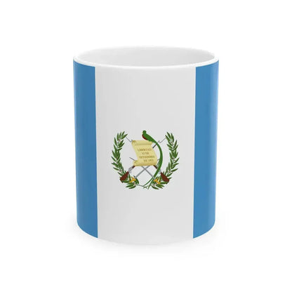 Flag of Guatemala 1968-1997 (Guatemala) White Coffee Mug 11oz - Go Mug Yourself