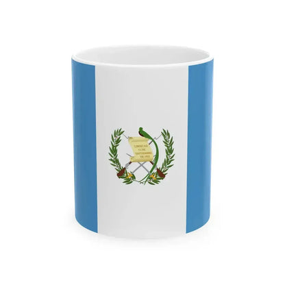 Flag of Guatemala 3-2 (Guatemala) White Coffee Mug 11oz - Go Mug Yourself