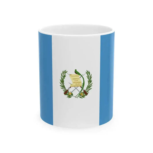 Flag of Guatemala (Guatemala) White Coffee Mug 11oz - Go Mug Yourself