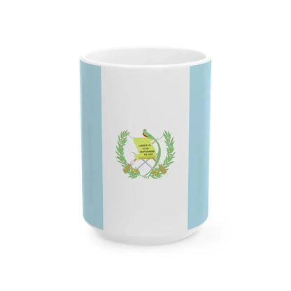 Flag of Guatemala WFB 2000 (Guatemala) White Coffee Mug 15oz - Go Mug Yourself