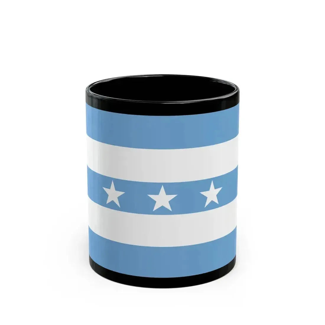 Flag of Guayaquil Ecuador - Black Coffee Mug 11oz - Go Mug Yourself