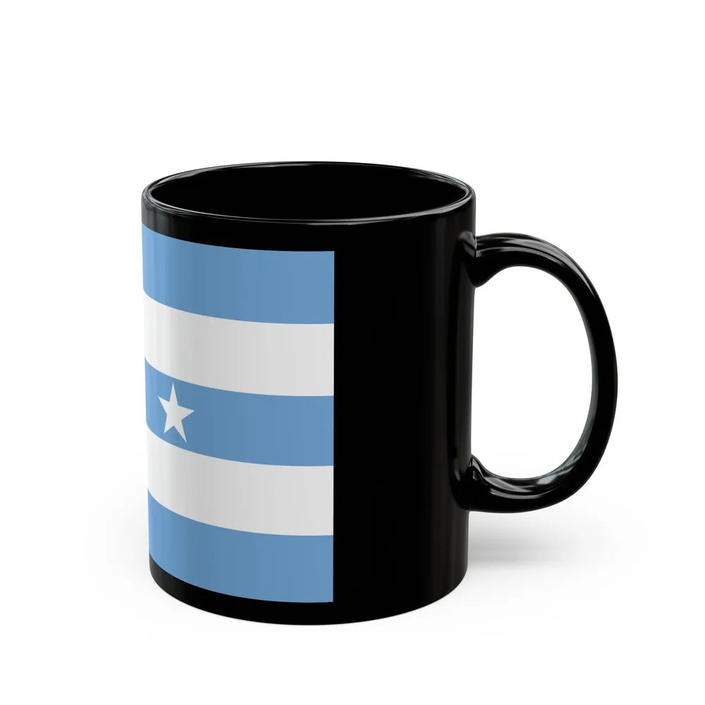 Flag of Guayaquil Ecuador - Black Coffee Mug-Go Mug Yourself