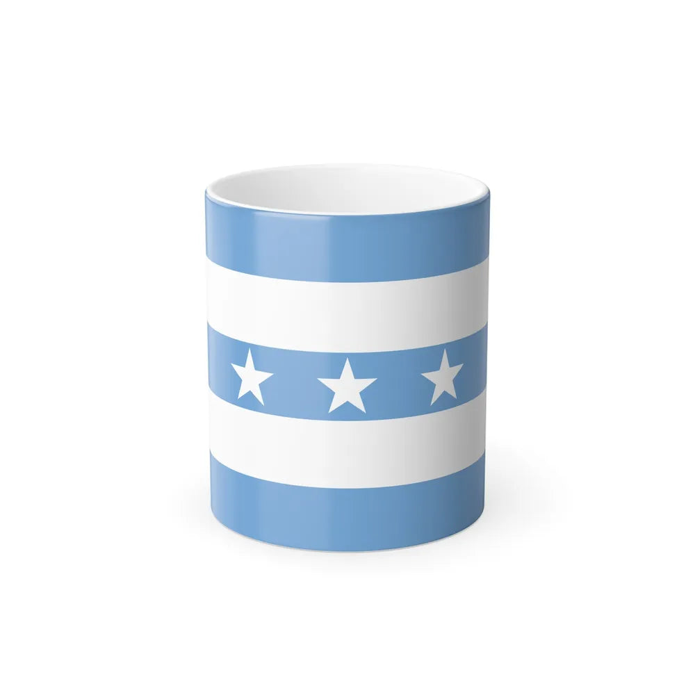Flag of Guayaquil Ecuador - Color Changing Coffee Mug-11oz-Go Mug Yourself