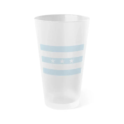 Flag of Guayaquil Ecuador - Frosted Pint Glass 16oz 16oz Frosted - Go Mug Yourself