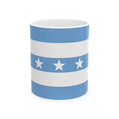 Flag of Guayaquil Ecuador - White Coffee Mug-11oz-Go Mug Yourself