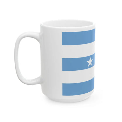 Flag of Guayaquil Ecuador - White Coffee Mug-Go Mug Yourself