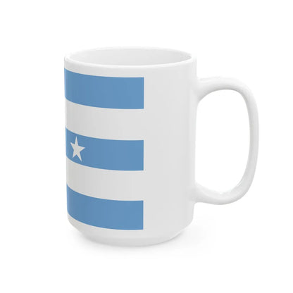 Flag of Guayaquil Ecuador - White Coffee Mug-Go Mug Yourself