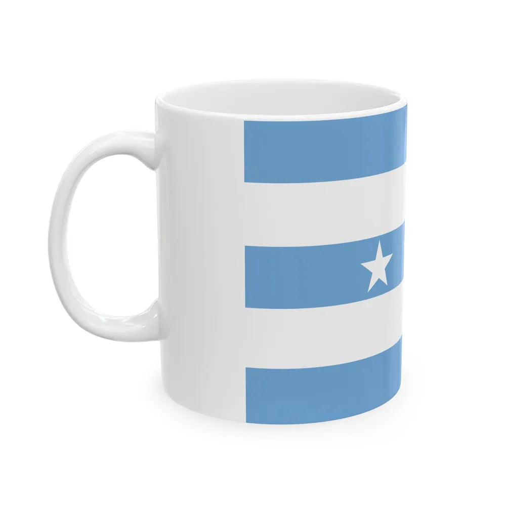 Flag of Guayaquil Ecuador - White Coffee Mug-Go Mug Yourself