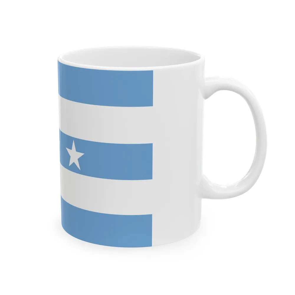 Flag of Guayaquil Ecuador - White Coffee Mug-Go Mug Yourself