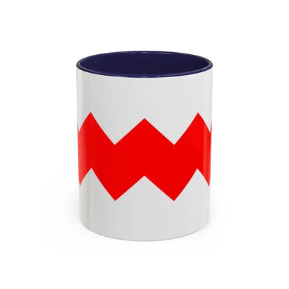 Flag of Gudja Malta - Accent Coffee Mug 11oz Navy - Go Mug Yourself