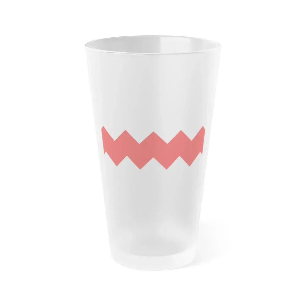 Flag of Gudja Malta - Frosted Pint Glass 16oz 16oz Frosted - Go Mug Yourself