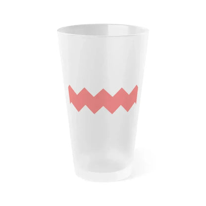 Flag of Gudja Malta - Frosted Pint Glass 16oz 16oz Frosted - Go Mug Yourself
