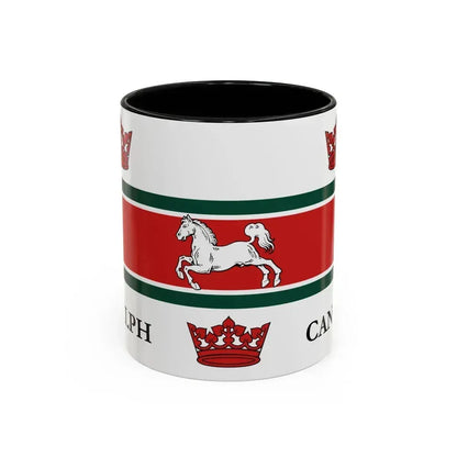 Flag of Guelph Canada - Accent Coffee Mug 11oz Black - Go Mug Yourself