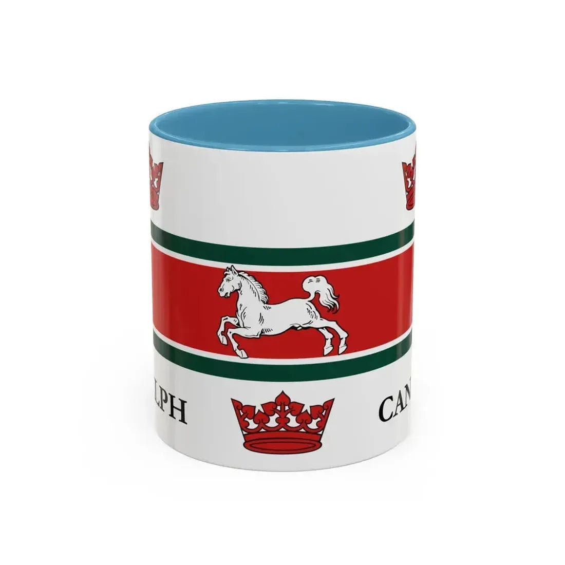 Flag of Guelph Canada - Accent Coffee Mug 11oz Light Blue - Go Mug Yourself