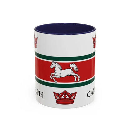 Flag of Guelph Canada - Accent Coffee Mug 11oz Navy - Go Mug Yourself