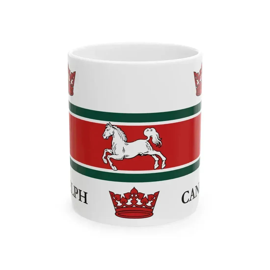 Flag of Guelph Canada - White Coffee Mug 11oz - Go Mug Yourself