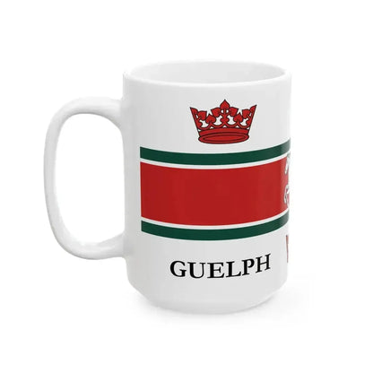 Flag of Guelph (Canada) White Coffee Mug - Go Mug Yourself