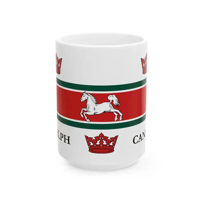 Flag of Guelph Canada - White Coffee Mug - Go Mug Yourself