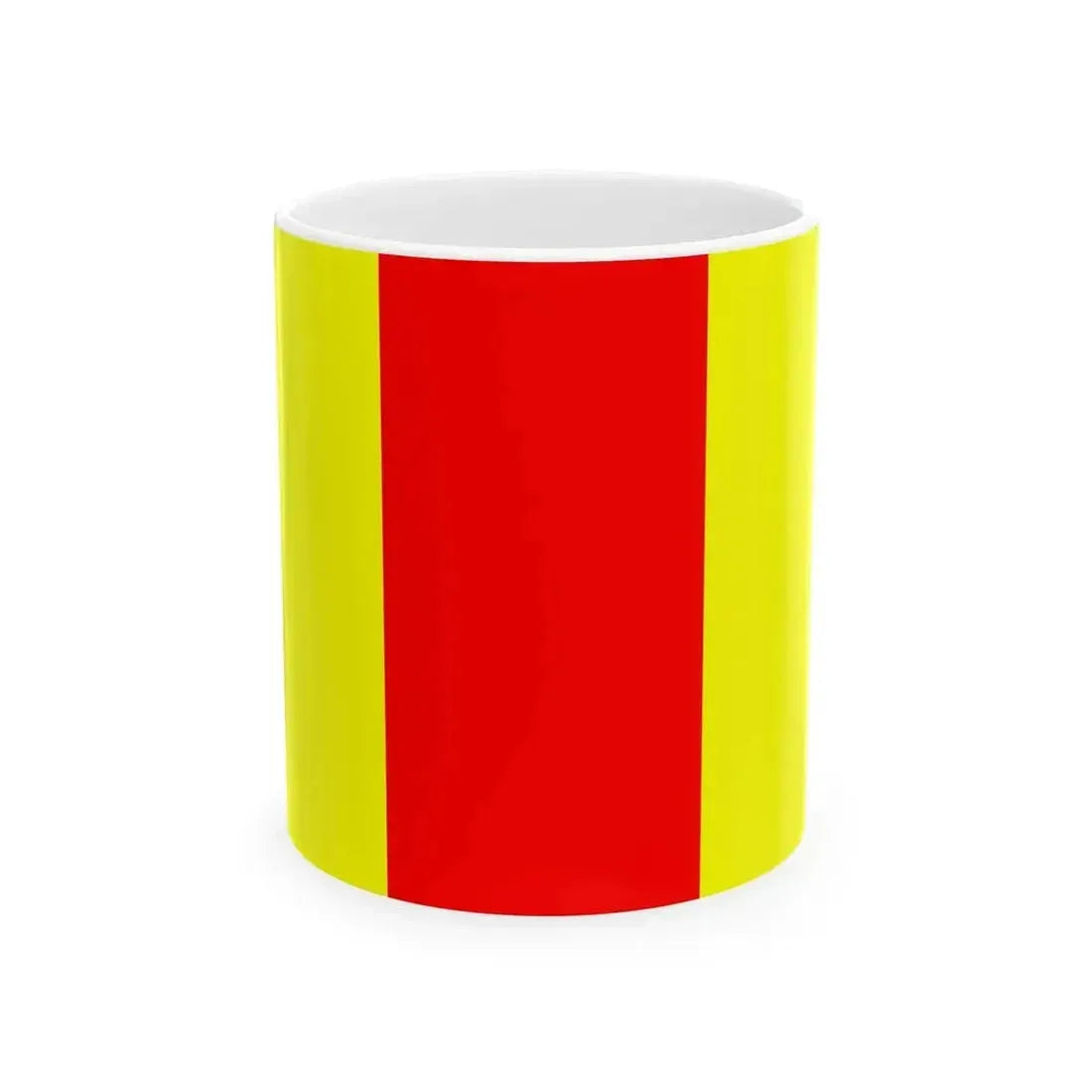 Flag of Guerlesquin (France) White Coffee Mug 11oz - Go Mug Yourself