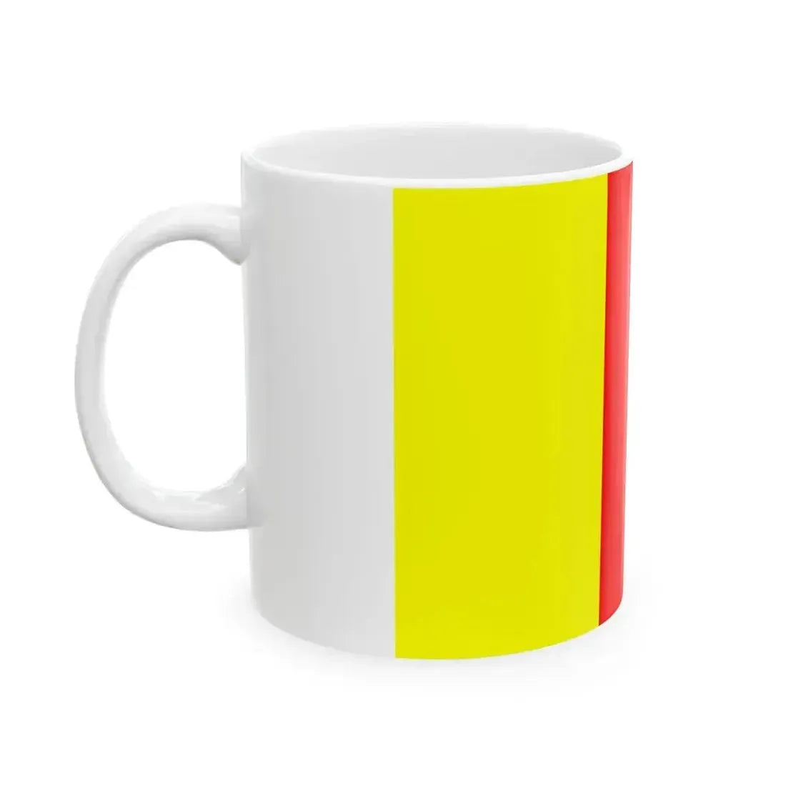 Flag of Guerlesquin (France) White Coffee Mug - Go Mug Yourself