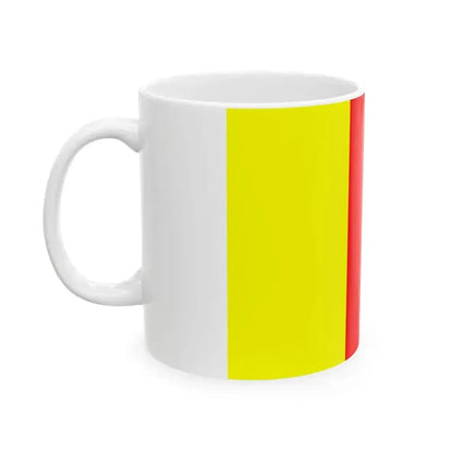 Flag of Guerlesquin (France) White Coffee Mug - Go Mug Yourself