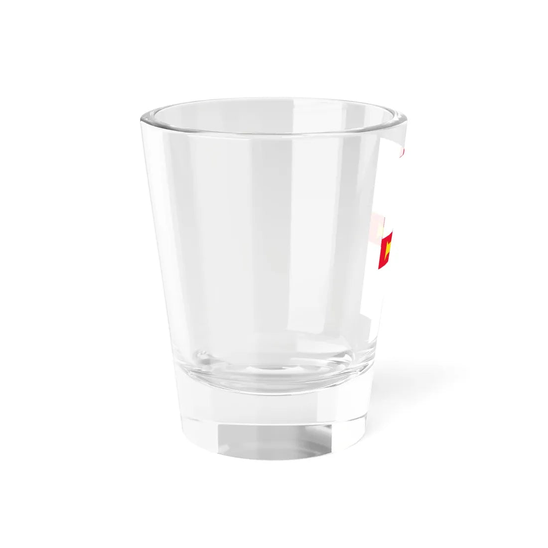 Flag of Guernsey vertical (United Kingdom) Shot Glass 1.5oz - Go Mug Yourself