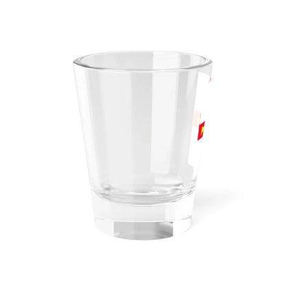 Flag of Guernsey vertical (United Kingdom) Shot Glass 1.5oz - Go Mug Yourself
