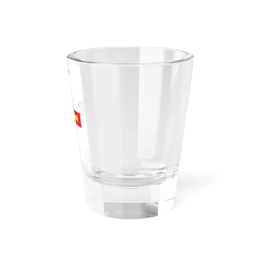 Flag of Guernsey vertical (United Kingdom) Shot Glass 1.5oz - Go Mug Yourself