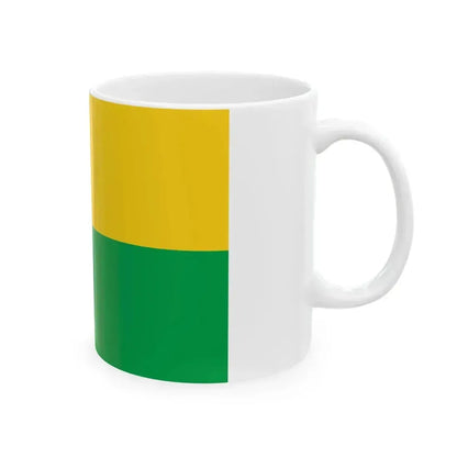 Flag of Guinea-Bissau 3-2 (Guinea) White Coffee Mug - Go Mug Yourself