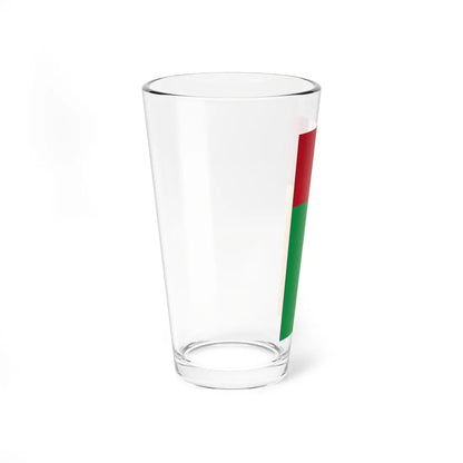 Flag of Guinea-Bissau vertical (Guinea) Pint Glass 16oz - Go Mug Yourself