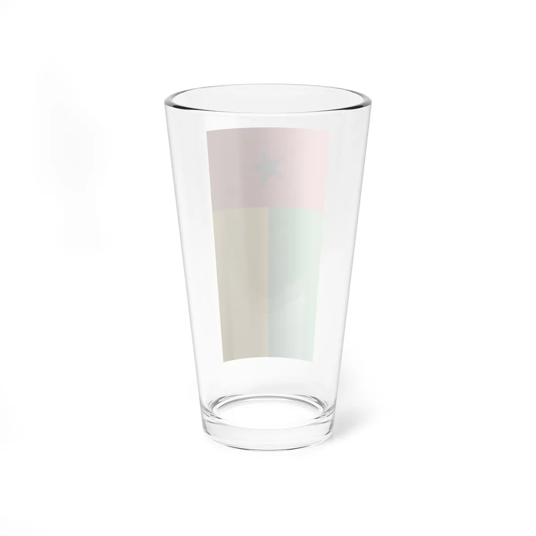 Flag of Guinea-Bissau vertical (Guinea) Pint Glass 16oz - Go Mug Yourself