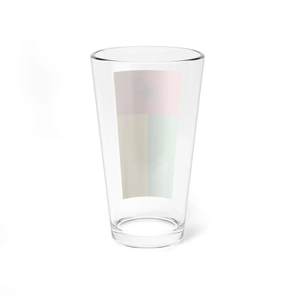Flag of Guinea-Bissau vertical (Guinea) Pint Glass 16oz - Go Mug Yourself