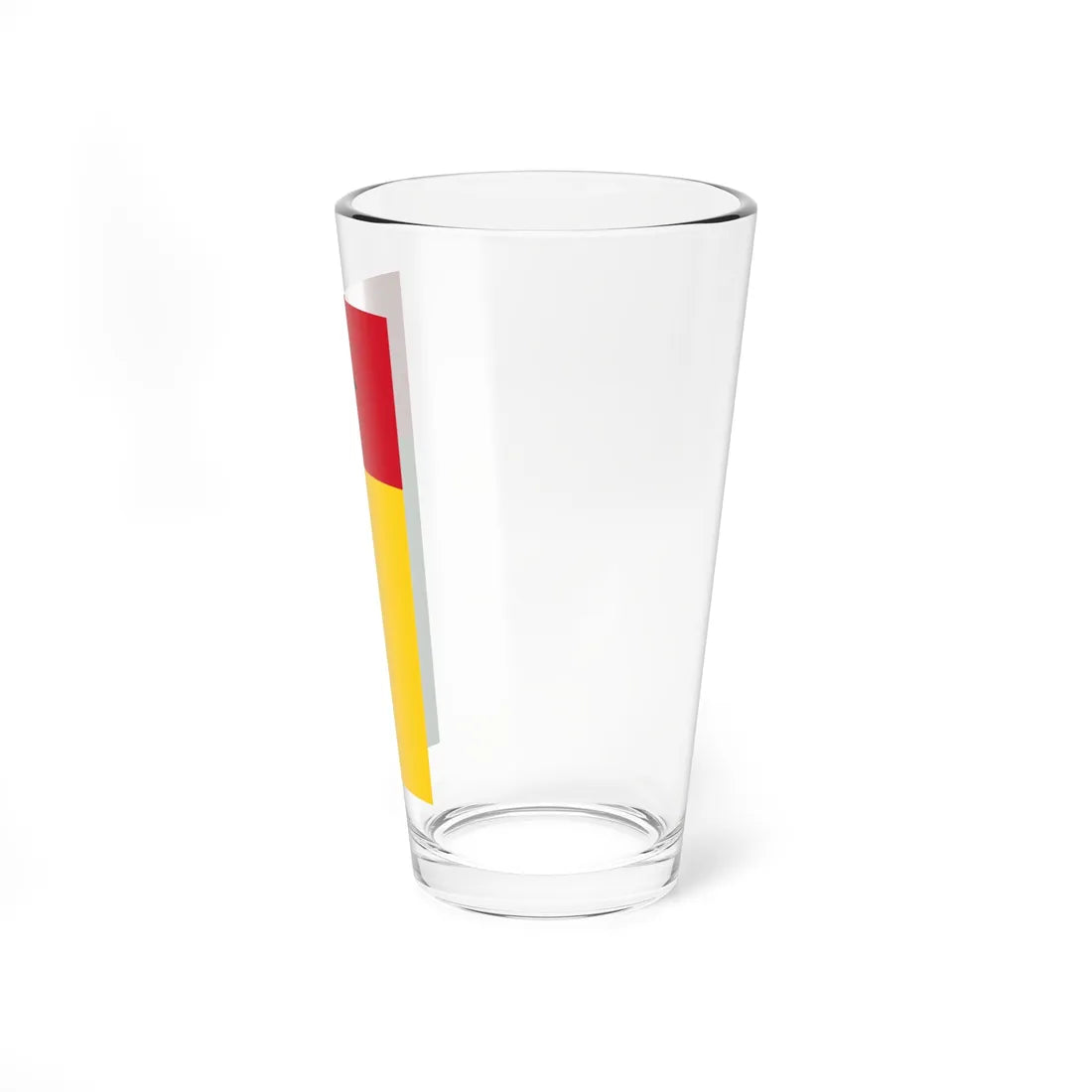 Flag of Guinea-Bissau vertical (Guinea) Pint Glass 16oz - Go Mug Yourself